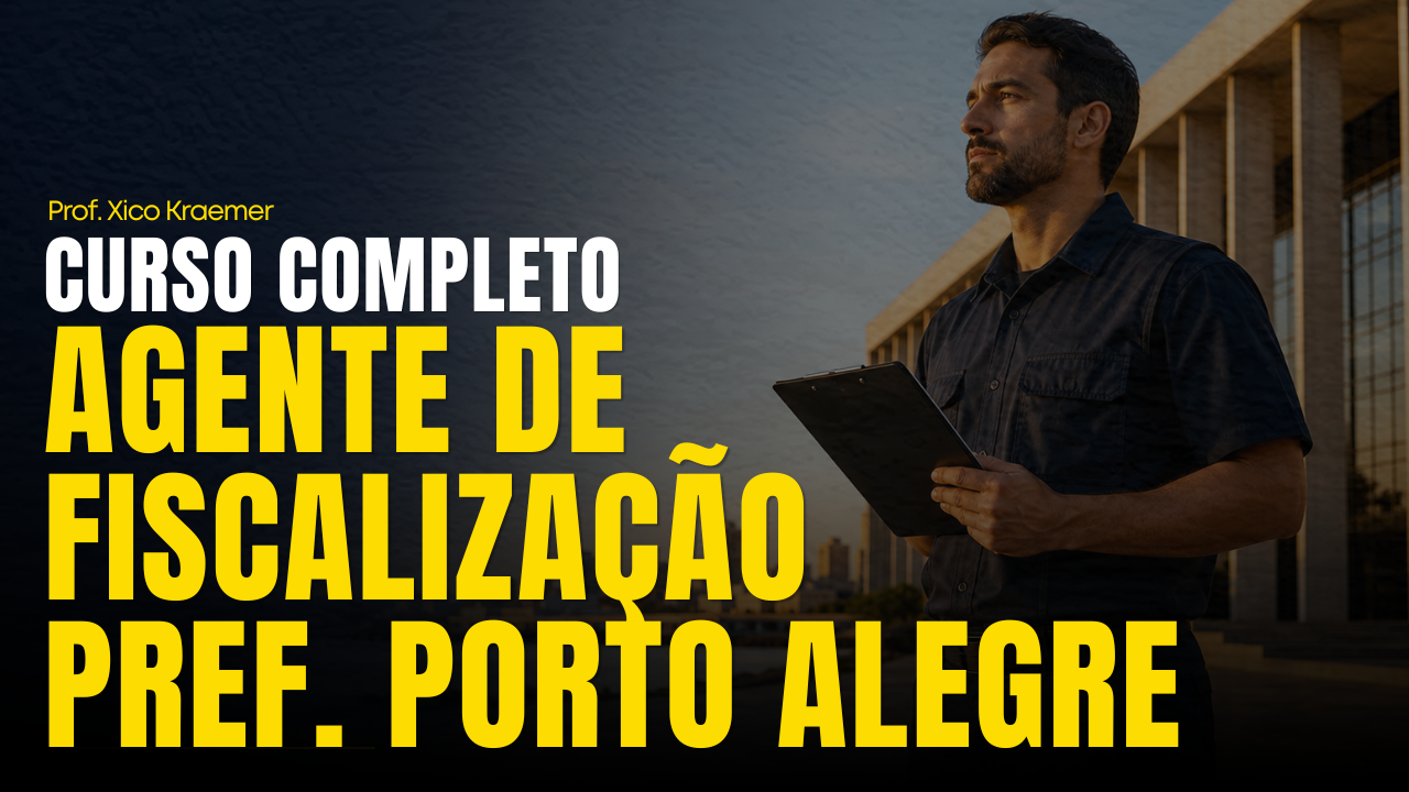 Capa do curso Prefeitura de Porto Alegre — Agente de Fiscalização
