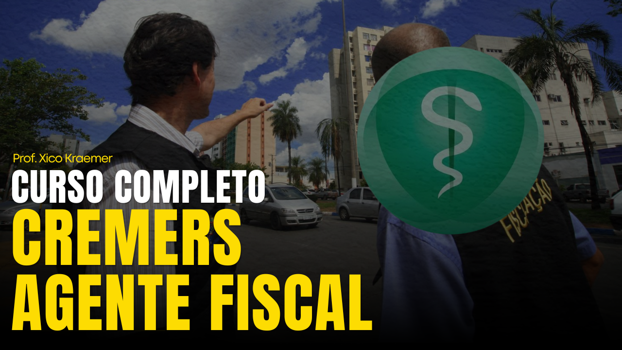 Capa do curso CREMERS — Agente Fiscal