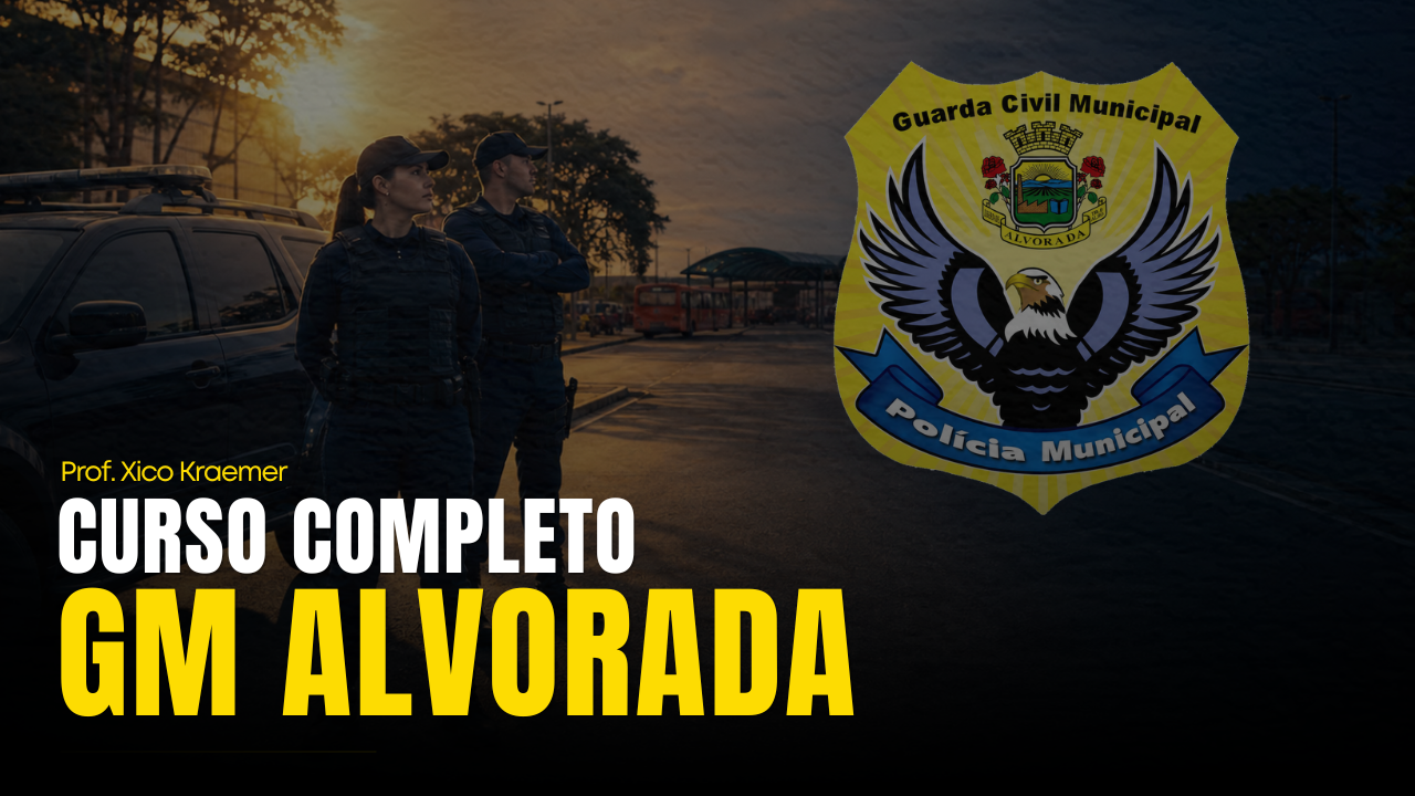 Capa do curso Guarda Municipal de Alvorada