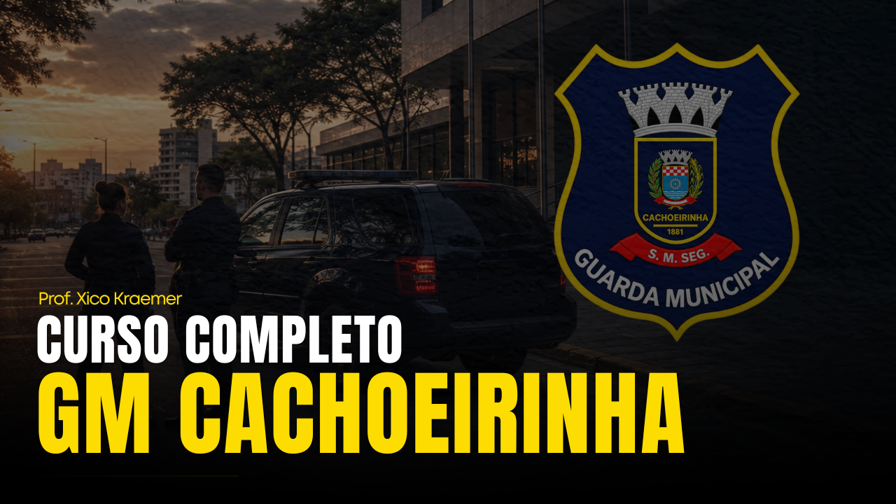 Capa do curso Guarda Municipal de Cachoeirinha