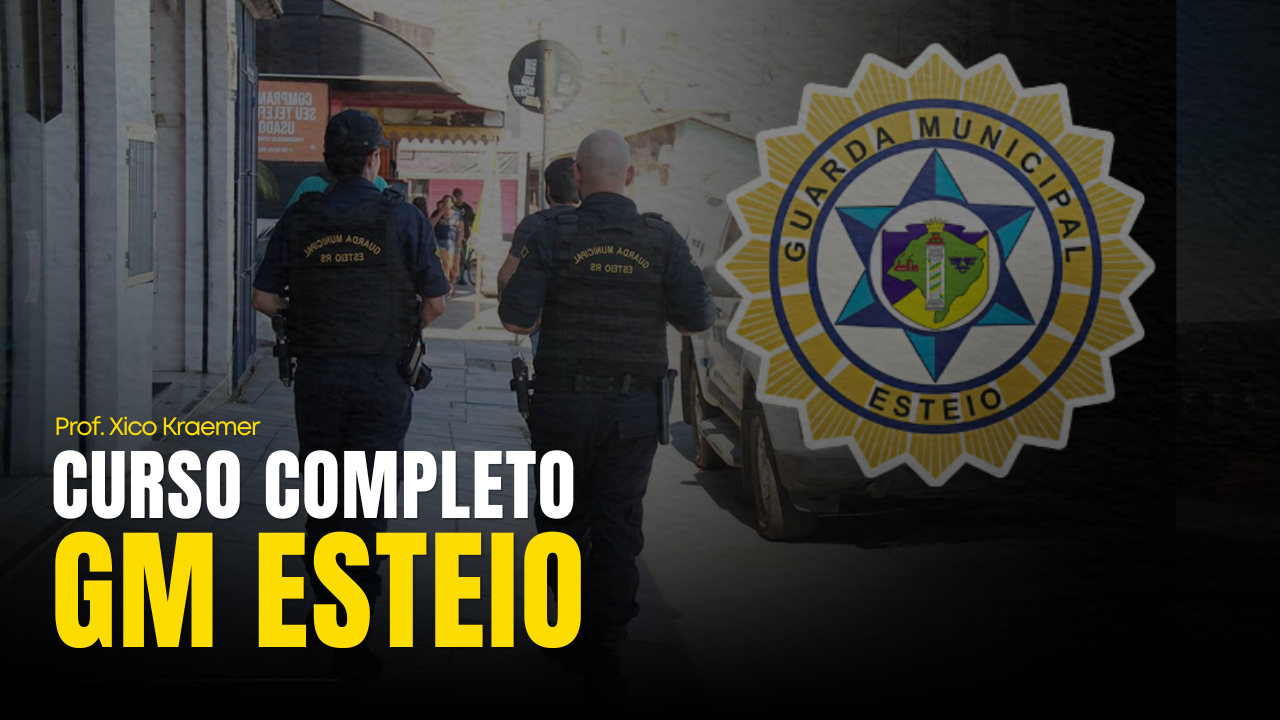 Capa do curso Guarda Municipal de Esteio