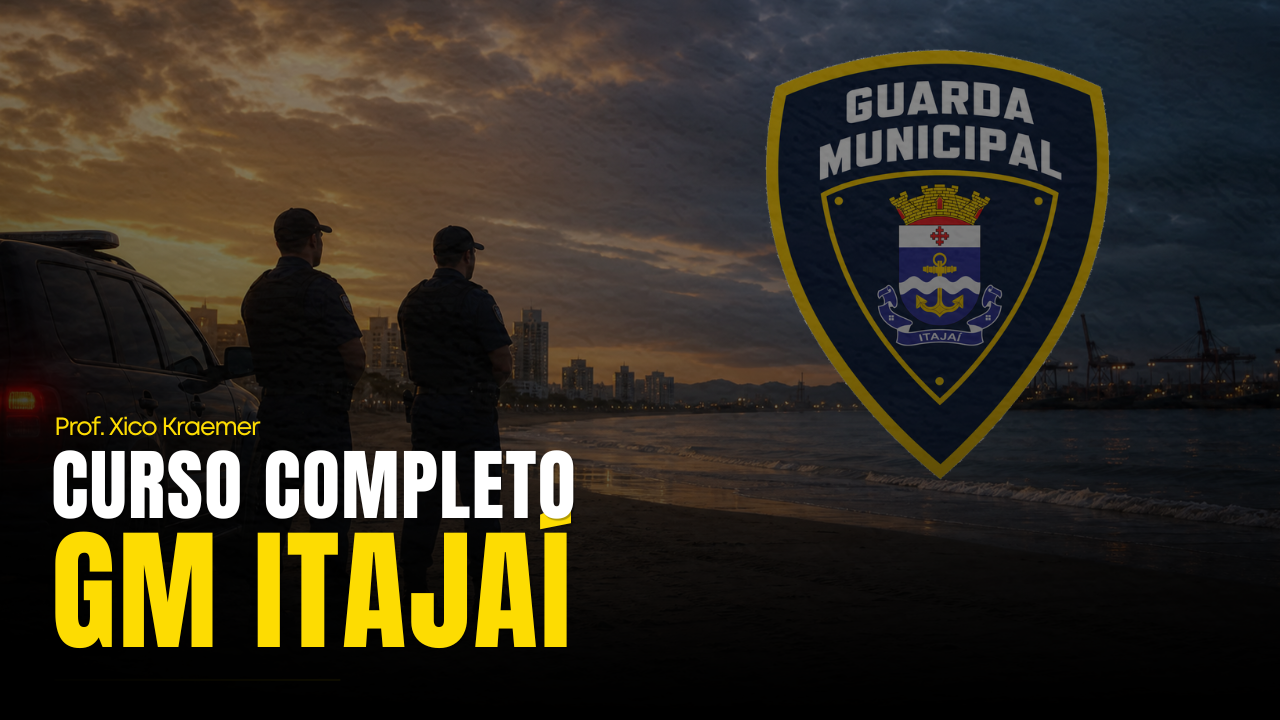 Capa do curso Guarda Municipal de Itajaí