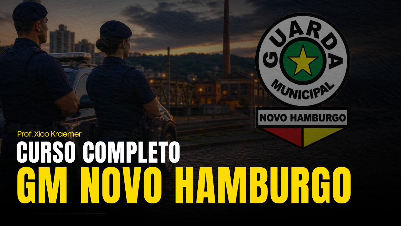 Capa do curso Guarda Municipal de Novo Hamburgo