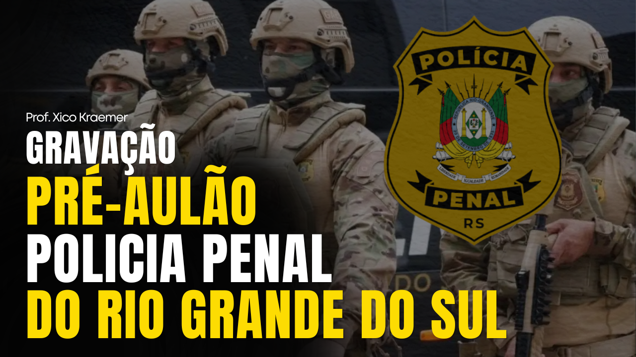 Capa do curso Pré-aulão da PPRS