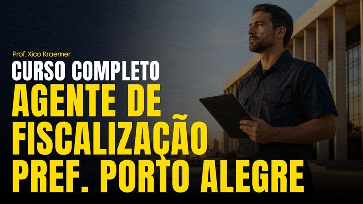 Capa do curso Prefeitura de Porto Alegre — Agente de Fiscalização