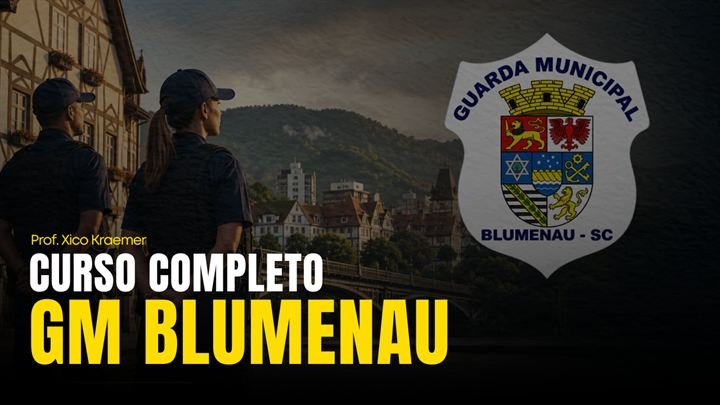 Capa do curso Guarda Municipal de Blumenau